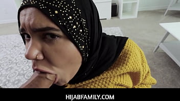 Preview 4 of Teen Playgirl Babe - HijabFamily  -  Stepsis In Hijab Pays Her Collateral- Naudi Nala