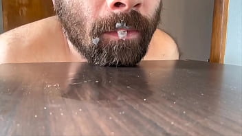 Preview 3 of Sasha Griy - Slurping my cum,  then swallowing that load!