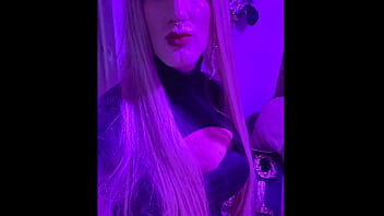 Preview 1 of Senny Leon Hot Bedx - Crossdressing into Blonde Hot Woman