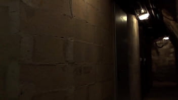 Preview 1 of Super Black Porn - Bastard empty-balls,  kneeling in a cellar