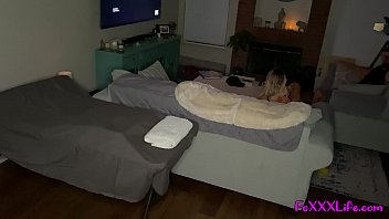 Preview 1 of Xxx Nurse Cock In The Bead - Brooke Foxxx get&#039_s a massage then CreamPied - TheFoxxxLife - Amateur Couple