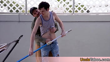 Preview 1 of Micky Bells Boobs - Cute Dakota just cant resist the sexy garderner so its time to do something nasty