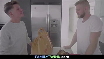 Preview 1 of Japanese Movies Mix - FamilyTwink.com ⏩ Young Boy Analed Before Cooking with Stepdad...Logan Stevens,  Lukas Stone