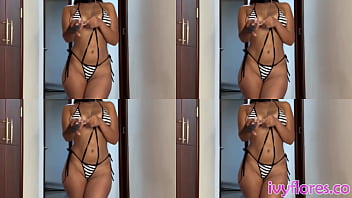 Preview 1 of Malabari Amateur - Young latina prisoner gets naughty in sexy costume - Ivy Flores
