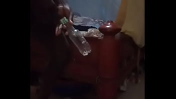 Preview 2 of Old Houesfiwe Lesbian - Big dick urinates inside bedroom