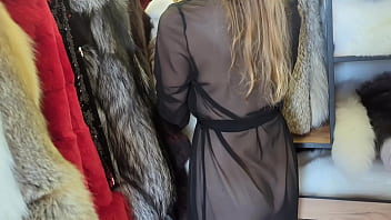 Preview 4 of Onlin Xxxindian3 - One video - 10 different outlooks! Choose your favourite fur coat! Dream fuck in fur coats! (TEASER)