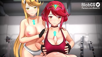 Preview 1 of Fat Porn - Pyra Hentai Compilation (Xenoblade 2)