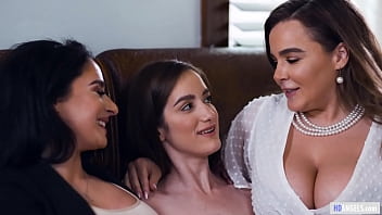 Preview 3 of I Needs Romantic Mom - Step mom Natasha Nice and Sheena Ryder having sex with Nadia Noja