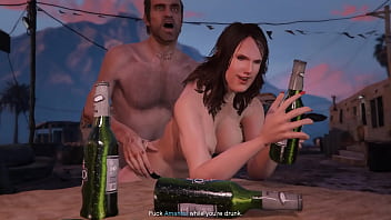Preview 2 of Ball Breaking Girls - GTA V Porn - Mandy (Deleted Scene)