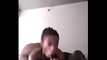 Preview 1 of Tiny Eboney Destroyed Bbc - Suck till I cum in her mouth