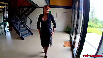 Preview 1 of Fatty Sexy Sonia Hot Indian - UK milf Red XXX masturbating with a toy at the office