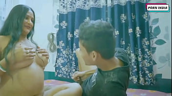 Preview 2 of Double Sex Treatment Oldje - Desi Indian Step Mom Hardcore Sex With Step Son