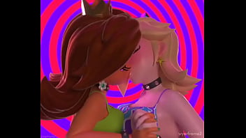 Preview 1 of Westidin Long Sheesn Sex - Daisy &amp_ Rosalina Kissing