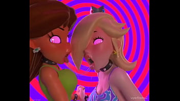 Preview 4 of Westidin Long Sheesn Sex - Daisy &amp_ Rosalina Kissing