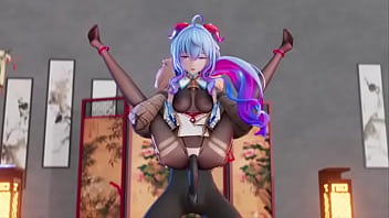 Preview 4 of Decs Amateur Com - Blue haired girl having sex
