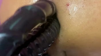 Preview 2 of Tube Videos Hardx - Double anal snake dildo