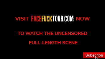 Preview 4 of Milf Randi Layne - Face Fuck Tour - Petite Latina Taking A Rough Throating For Money