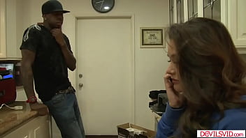Preview 1 of Pembantu Ru - Small tits babe fucked by a black guy