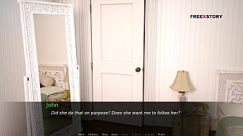 Preview 1 of When Xxx Shoes - Dusklight Manor - Sex Scene 10 - Jhon takes Shower with Lola