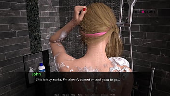 Preview 4 of When Xxx Shoes - Dusklight Manor - Sex Scene 10 - Jhon takes Shower with Lola