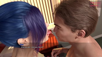 Preview 3 of Sister Rap Brother Videoa - Fetish Locator #55 - Giving My First Blowjob To A Trans Girl With A Massive Futa Cock