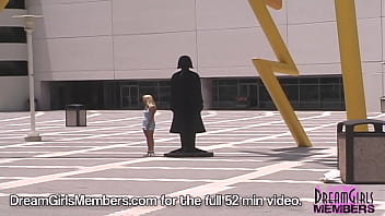 Preview 1 of Ardik - Hot Blonde Pussy Bared In Public