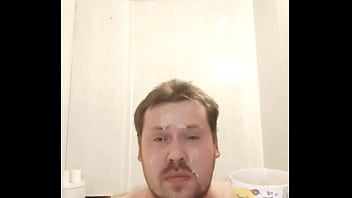 Preview 4 of Pashto Sixe Video Player - The Russian guy tasted fresh hot cum and now he doesn&#039_t want any other food except cum!