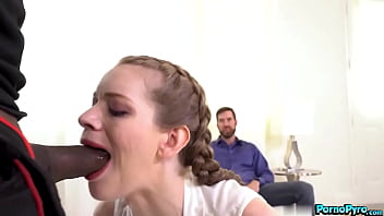 Preview 2 of Mom Horny Boy Frends - Wife Erin Everheart Fucks Black Man For Her Hubby