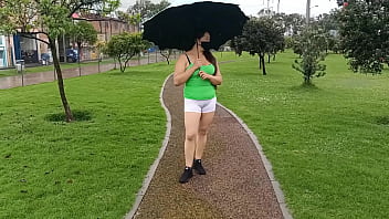 Preview 4 of Home Xxx Deshi - Hotwife Puta Latina Colombiana Con Cameltoe Gigante Haciendo Ejercicio En Short Sin Ropa Interior En El Parque Bhabhi Hotwife Colombian Latina Slut With Giant Cameltoe Exercising In Shorts Without Underwear In The Park PARTE 1 FULL ON XRED