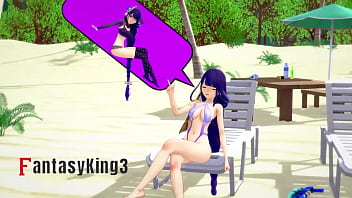 Preview 3 of Brokeshilds - Raiden Shogun on the kingdom Trailer | Genshin impact | Full Exclusive video on Sheer or PTRN: Fantasyking3