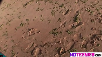 Preview 1 of Facial Porn Big Porn Free - Russian Girl Fucking closeup on beach