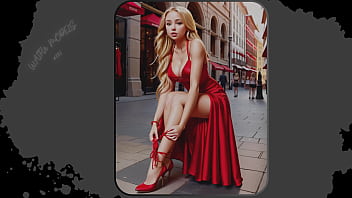Preview 1 of Findbig Hanging Tits - Elegance in Every Glance: Aurora Nightingale&#039_s Journey of Beauty and Grace Part 3 | #AI | Waifu Models #006