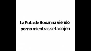 Preview 1 of Hard Road Sex - Sex slave Roxy watching porn as she gets fucked LA PUTITA DE ROXANNA VIENDO PORNO MIENTRAS SE LA COJEN