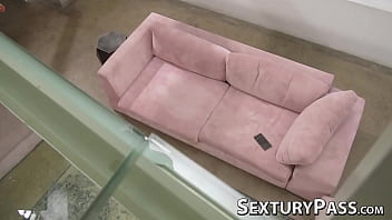 Preview 1 of Natural Titted Connie Carter - Alluring stepdaughter moans for stepdads huge long dick