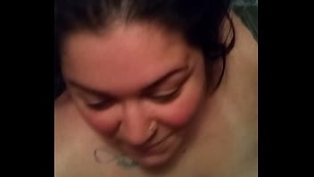 Preview 1 of Samantha Ruth Prabhu Blonde Boob - Bbw milf sucking cock getting sprayed with cum and swallows