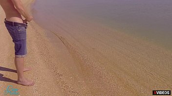 Preview 2 of Strapon Dildo Free Pictures - OMG STRANGER CUM IN MY PANTIES ON THE BEACH
