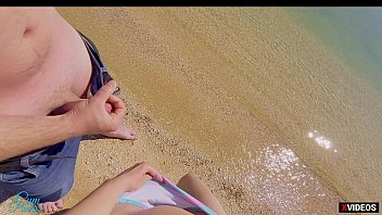 Preview 3 of Strapon Dildo Free Pictures - OMG STRANGER CUM IN MY PANTIES ON THE BEACH