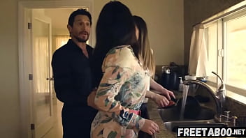 Preview 2 of Indian Pin Hd - step mom krissy lynn and her 18 year old stepdaughter kamryn jade sharing s dick full movie on freetaboonet
