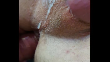 Preview 4 of Mifs Wake Up - Gay jizzing on hole