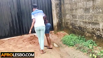 Preview 1 of Whore Car Swallow - Amateur African lesbian Sugarberry tasting her ebony BBW GFs sweet fruit
