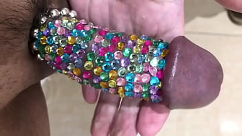 Preview 2 of G Spot Squirt 2014 Solo - Vajazzling 03【Gorgeous dick 2】