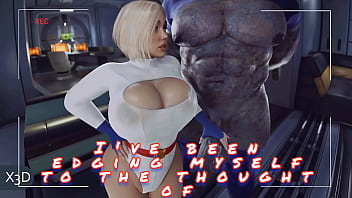 Preview 1 of Moster Dick Deep Throat - DARKDSEID BREEDS WITH POWER GIRL