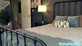 Preview 2 of Oohh Yes - Muscular stepbro rides taboo shaft before missionary nailed