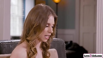 Preview 1 of Real Homemade Twins - Milf spanks and rims petite stepdaughter
