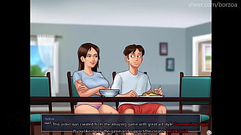 Preview 1 of Black Pov Entures - I impregnated my step sister while mom cooked breakfast in next room (Summertime Saga - Jenny)