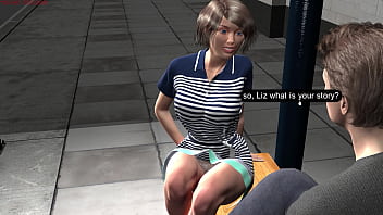 Preview 1 of Hot Sexss Xxx Nylo - Let&#039_s Play: Matt and the bus stop girl | Rough Roleplay