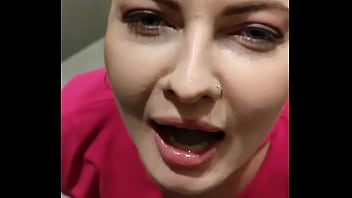 Preview 4 of Punjabi Sex Video Voice - a stranger cums in my mouth in a shopping mall toilet