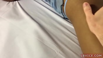 Preview 1 of Lady Lyna Big - Teen Ladyboy Angel Gets Ass Fucked After Giving A Blowjob