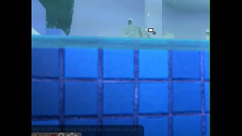 Preview 3 of Hq Quilite - Babydoll having a little fun at the jacuzzi cumming hard