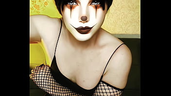 Preview 1 of Youthful Goddes - A Boy In A Girl Goth Outfit Extra Mini Dress Big White Ass Big Butt Sissy Booty Shemale Cute Trans Sli